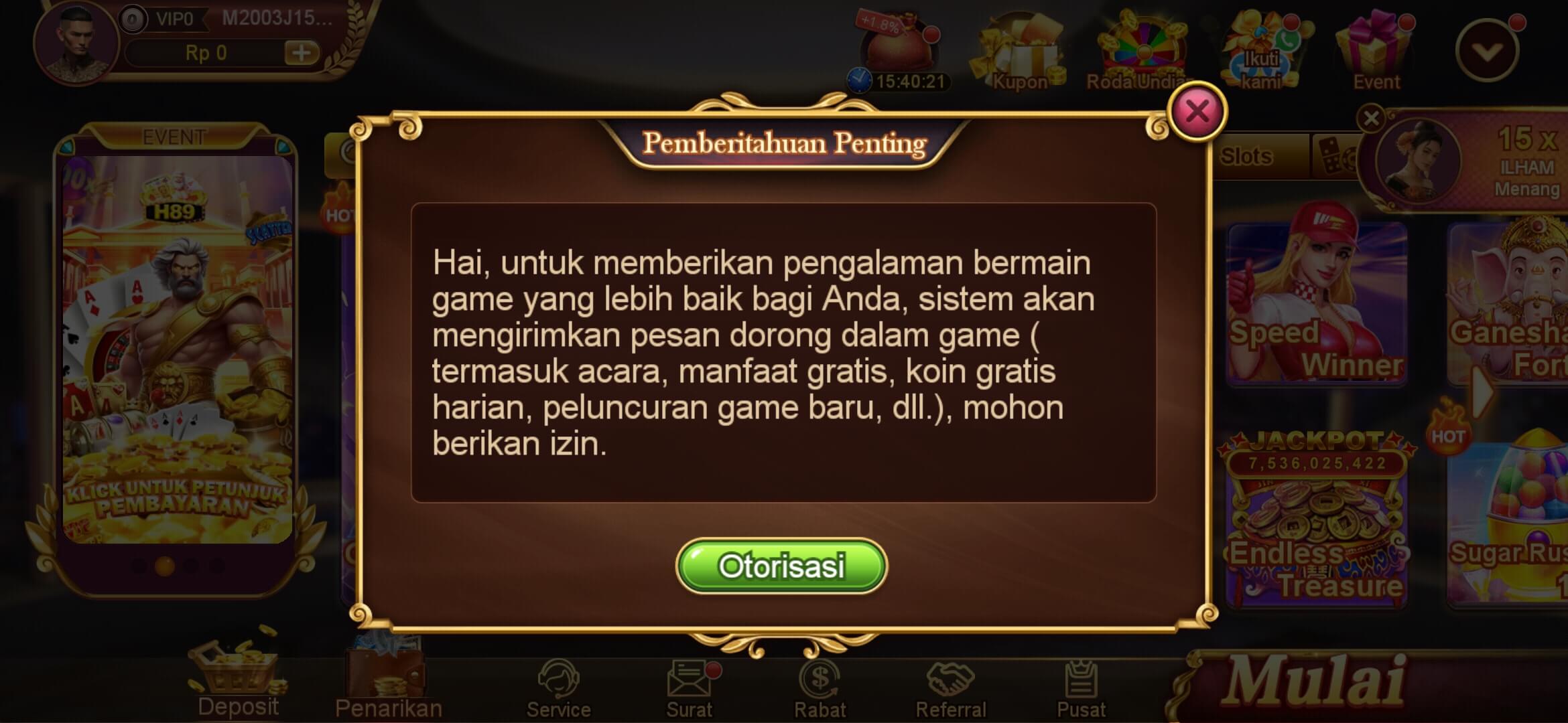H89 Interface Screenshot 5
